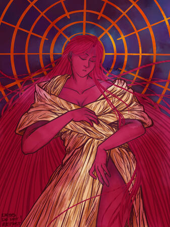 lore olympus kore - goddess