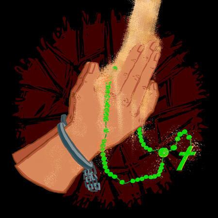 dikit na palad / folded hands