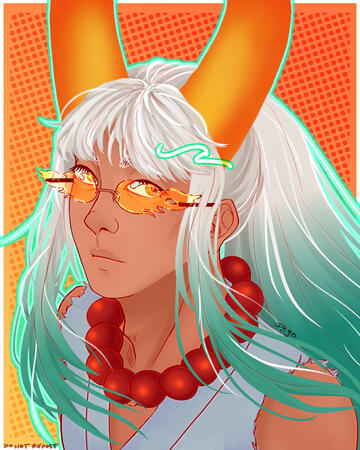 one piece yamato - fire glasses